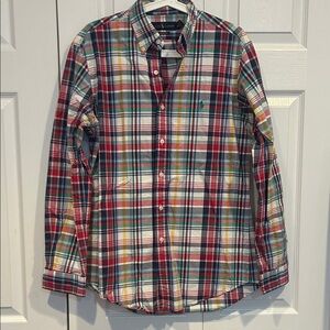 Polo Ralph Lauren Red and Green Plaid Shirt